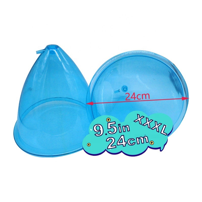 New Size XXXL 24cm 2100ml 9.5in Butt Cups for BBL Machine Breast Enlargement Vacuum Xxxl Butts Cup Mega Buttock Cups