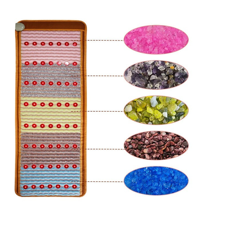 PEMF Healing 150x50CM Mattress Infrared Heat & Crystal Massage Mat for Home, Relaxation, Sleep Therapy