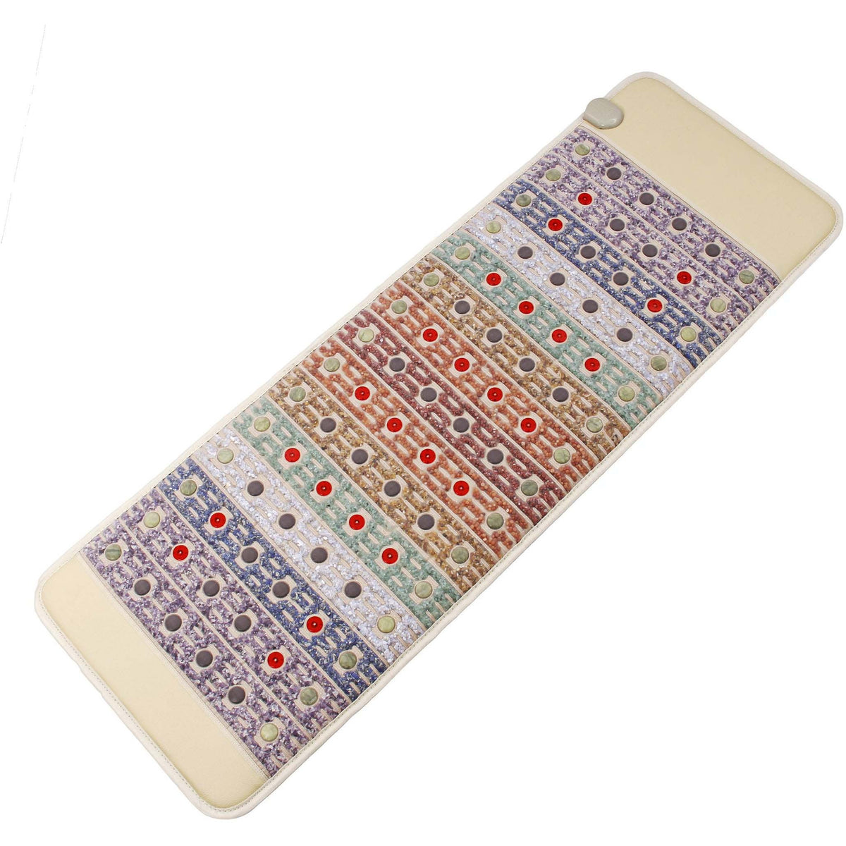 Rainbow Chakra Photon Infrared Therapy 1 Kristallmatte Contains 7 Natural Gemstones to Promote Skin Healthy Supplements