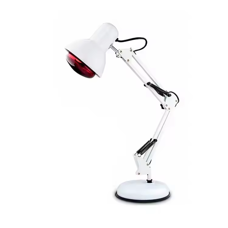 Red Heating Light Near Infrared Therapy Lamp Foldable Hot Bulb Lamp for Body Muscle Pain Relief and Blood Circulation