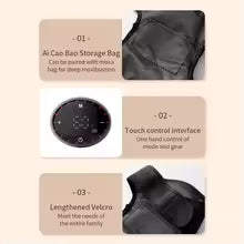 3-in-1 Heated Vibrating Knee, Shoulder & Elbow Pad
