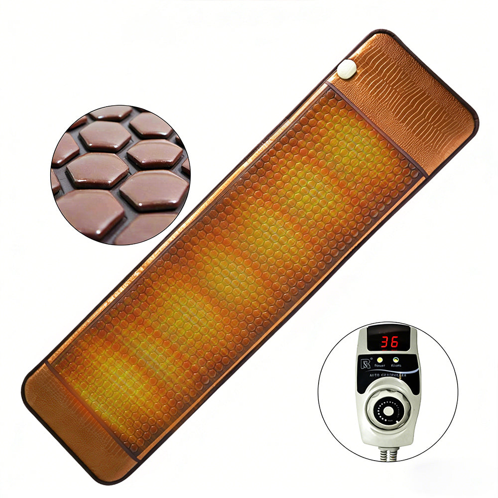 Thermal Heating Jade Tourmaline Mat Pad for Sofa, Yoga Fitness with Ajustable Temperature for Home and Salon