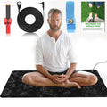 Upgraded Sleeping Grounding Pad with Pattern Earth Mat with Testing Pen and Grounding Cord, Grounding Mat for Sleeping f