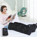 Vamsluna Leg Massager Foot Calf Air Compression Leg Wraps Portable Handheld Controller 4 Modes Timing Control Improve