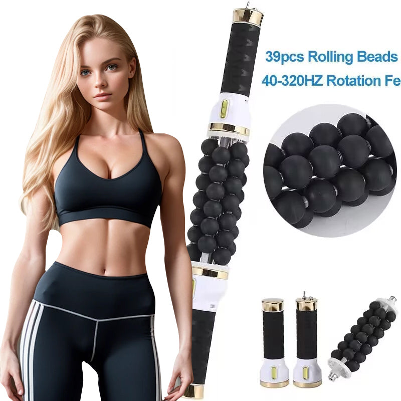 Vibrating Massage Ball Roller Machine for Body Weight Loss Muscle Fatigue Sport Deep Rolling Massager for Lymphatic Drai