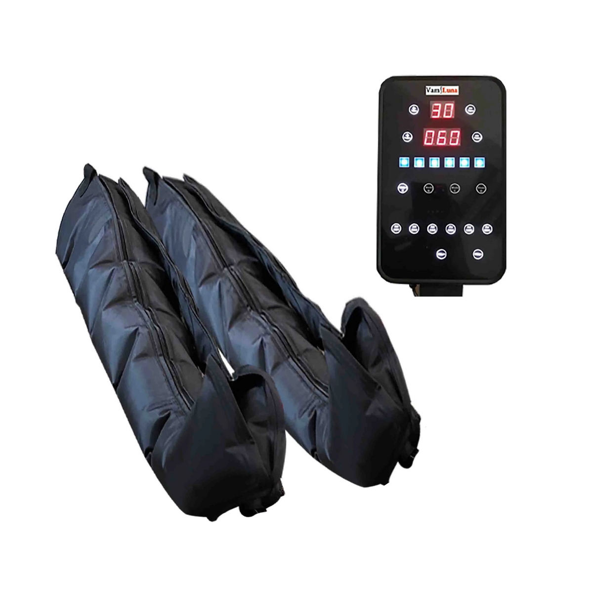 XXL Air Compression Massager With 6 Air Cushion for Abdomen and Leg Massage and Blood Circulation Pump Wrap Set for Pres