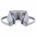 Relaxing neck and shoulder massager with deep-kneading nodes, heat therapy, and adjustable wrap for tension relief and muscle relaxation